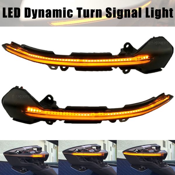 

for seat leon iii mk3 5f 2013-2018 ibiza kj mk5 v arona 2017-2018 led dynamic turn signal blinker sequential side mirror indicator light