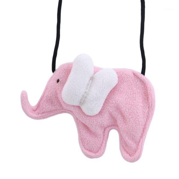 

purse children shoulder bag mini elephant messenger bags simple small kids all-match key coin cute handbags bolso, White