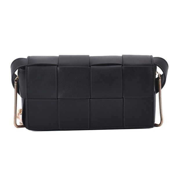 

evening bags 2021 style woven leather handbag lady chain shoulder bag waist casual messenger