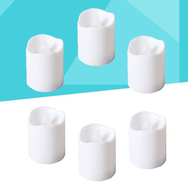 

candles 12pcs led candle waves edge wishing lamps tealights luminous for proposal valentine wedding party decoration white yello