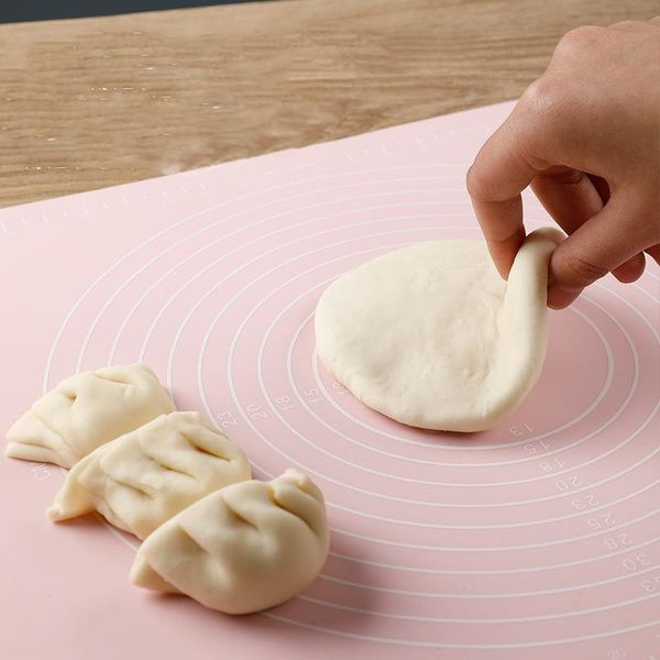 

rolling pins & pastry boards 70x50cm silicone kneading mat baking pan pizza dough non-stick pot cooking tool heat resistant kitchen gadgets