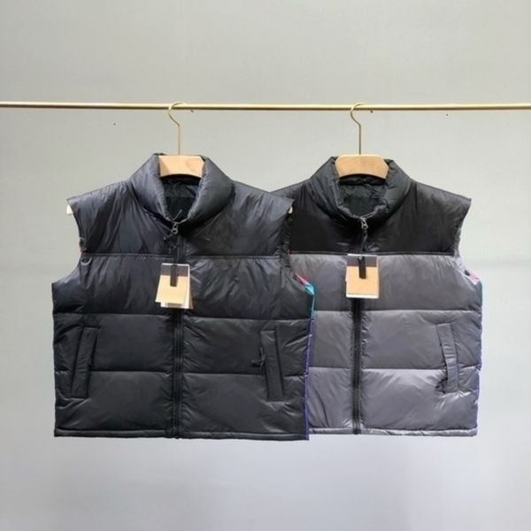 

2021 fashion men vt down cotton waistcoat digns mens and women's no svels et puffer autumn winter casual coats coupl vts keep_rw_su_xym, Black;white