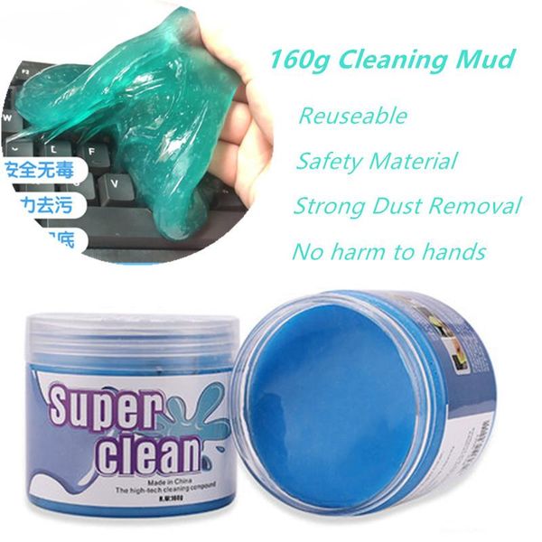 

car sponge 160g auto cleaning pad glue mud cleaner magic dust remover gel home computer keyboard phone clean tool