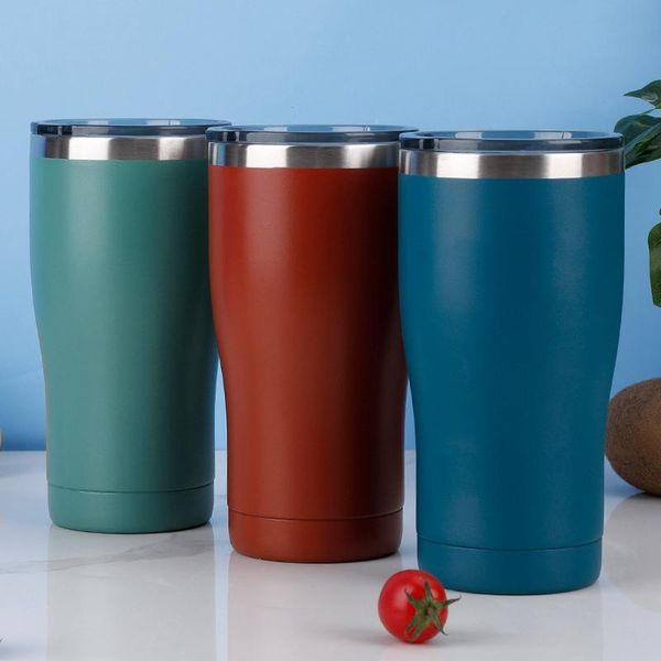 

water bottles stainless steel household ice cup car portable 30oz double vacuum waist