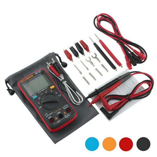 

multimeters an8002 digital multimeter ac/dc voltage meter handheld multitester profesional current resistance capacitance tester