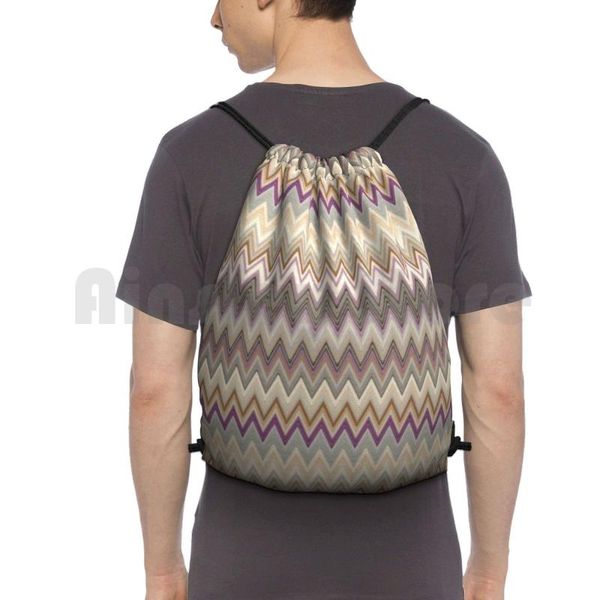 

backpack design drawstring bag riding climbing gym fashion geometric boho chic color contemporary home influencer