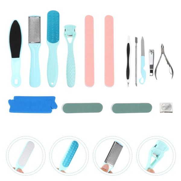 

nail art kits 1 set of household pedicure files foot care rubbing board trimmers