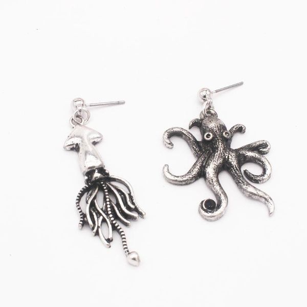 

dangle & chandelier giant ocs drop pendant earrings for women halloween earings kolczyki boucle doreille femme, Silver