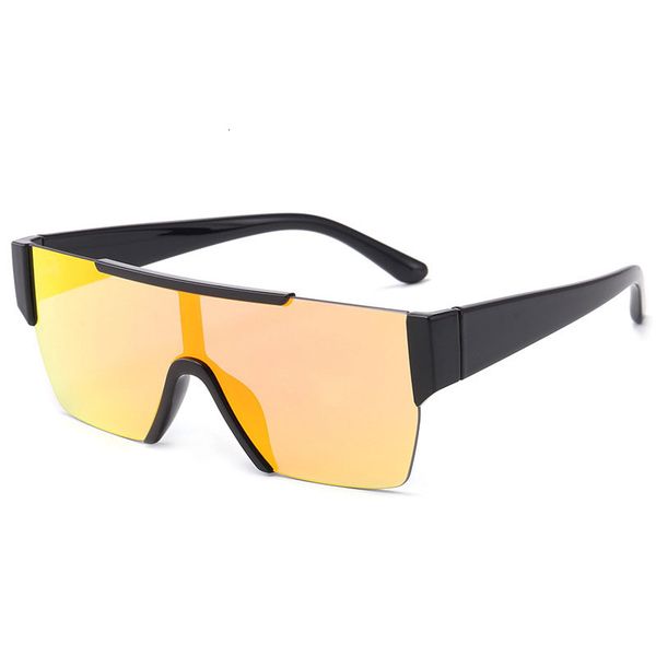 

designer sunglasses 2021 vintage one piece blue mirror men rimless flat square silver shades women fashion gradient sun glasses, White;black