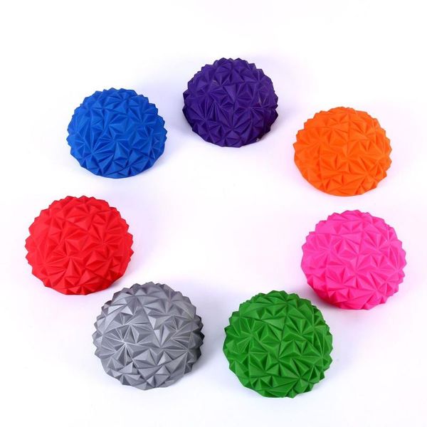 

inflatable yoga acupoints massage semicircle ball fitness flexibility training bodybuilding exercises q1362cmc balls