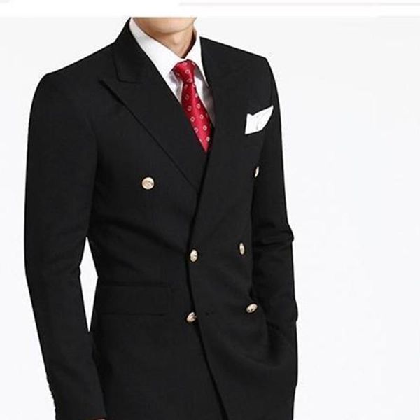 

latest coat pant designs 2021 black slim fit double breasted wedding groom men suit tuxedos suits(coat+pant+tie) men's suits & blazers, White;black
