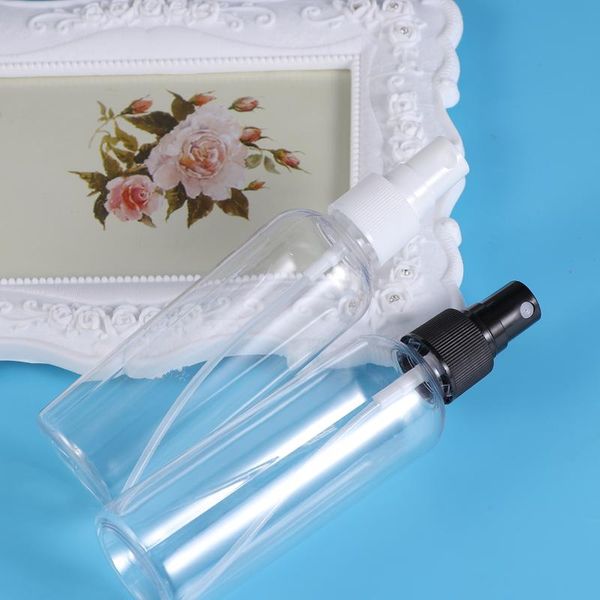 

liquid soap dispenser 4pcs 100ml empty spray bottle for make and skin care refillable travel use (transparent bottles with white sprayer)