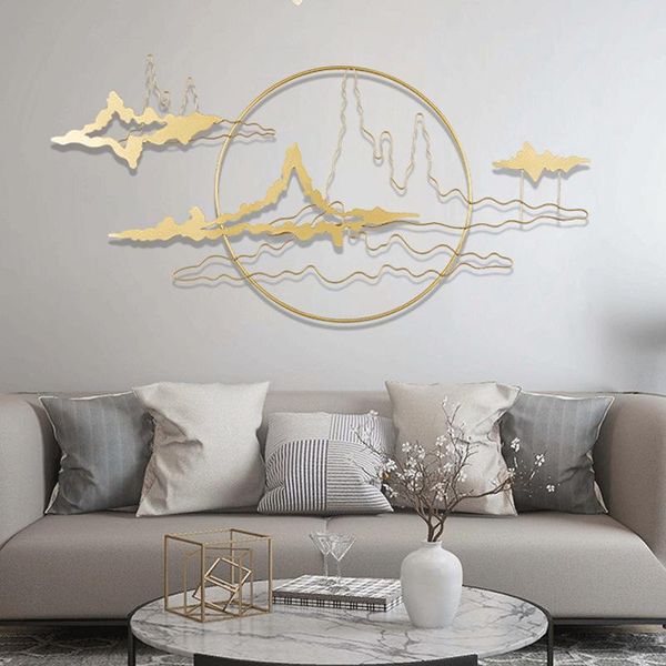 

decorative objects & figurines chinese style home decoration accessories fashion study tea room metal background wall hanging pendent creati
