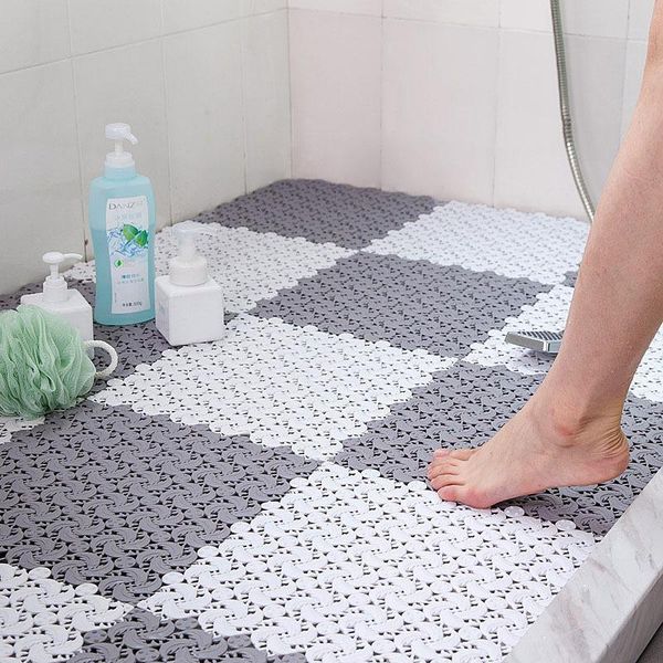 

bath mats pvc home multi-function hollow bathtub mat water proof and anti slip for kitchen skid toilet tailorable