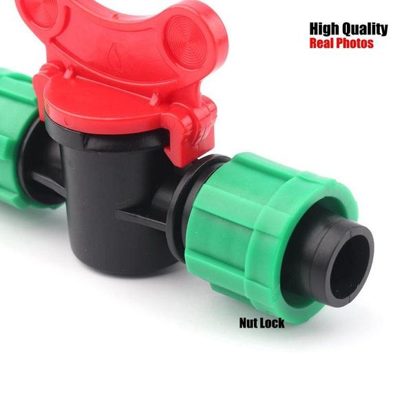 

watering equipments 2pcs 16mm drip tape connectors irrigation system 16pe water pipe hose connector valve garden