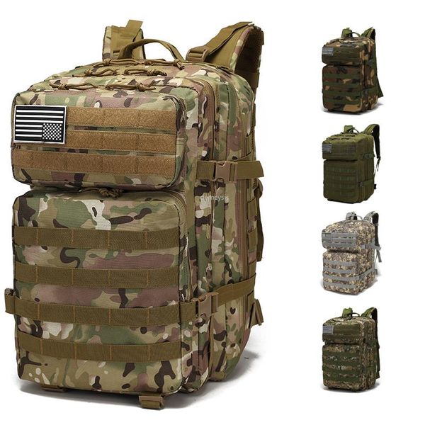

outdoor mountaineering bags waterproof oxford tactical training sports backpack large capacity hunting hiking trekking backpacks