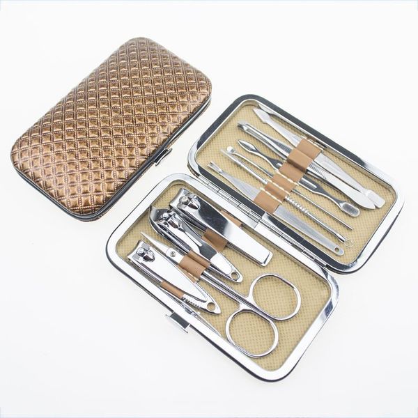 

10 clipper piece nail scissors set beauty manicure tool