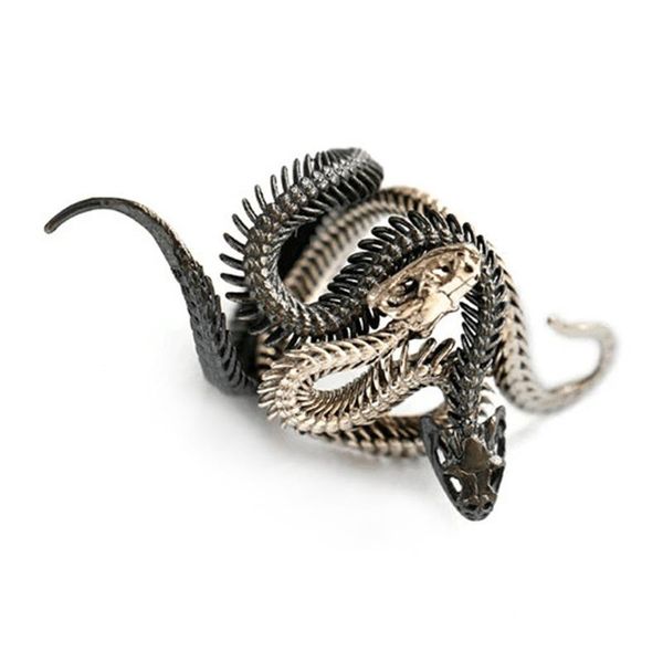 

1pc 2021 vintage men women girls snake ring drop in stock cluster rings, Golden;silver