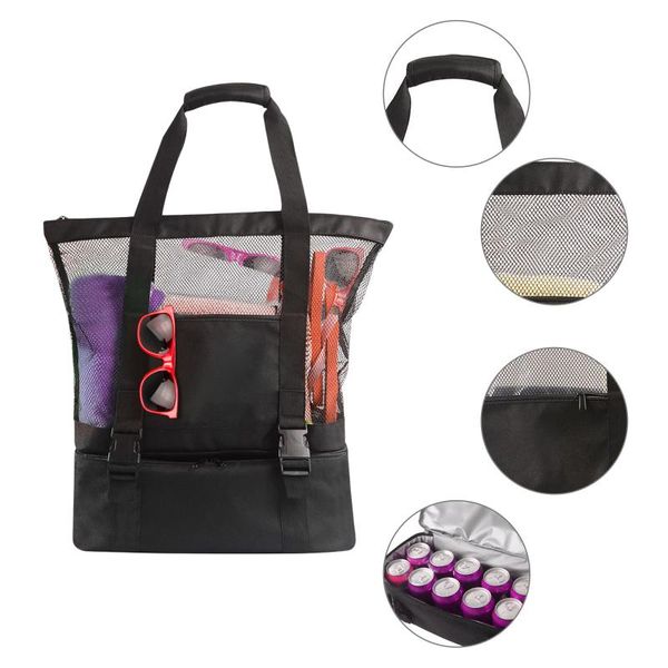 

storage bags heat preservation bag of dry wet separation two in one detachable