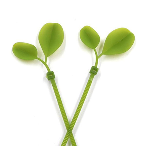 

decorative flowers & wreaths 100 pieces a pack of home decoration plants simulation leaf tie color fake green family party plant