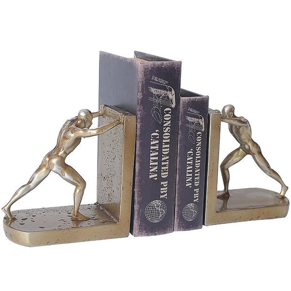 

decorative objects & figurines sports decoration crafts creative resin book stand study home accessories modern process decor