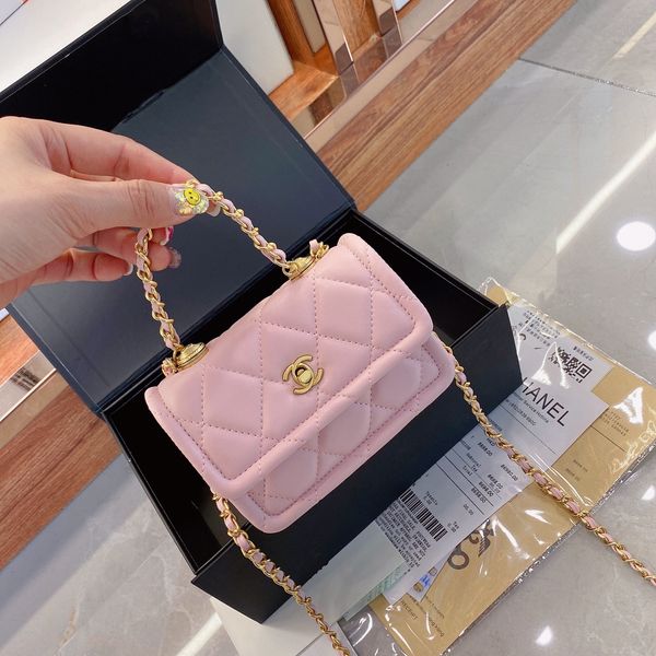 

lady handbag designer totes shoulder bags crossbody messenger chains gold coins bag good quality leather purses ladies high capacity v-shape