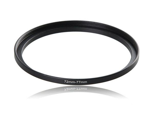 

lens adapters & mounts 1pcs 72-77 72-82 mm metal step up filter ring adapter black