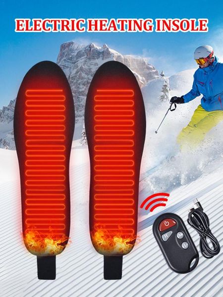 

outdoor pads usb heated shoe insoles electric foot warming mat feet warmer sock pad winter sports heating warm