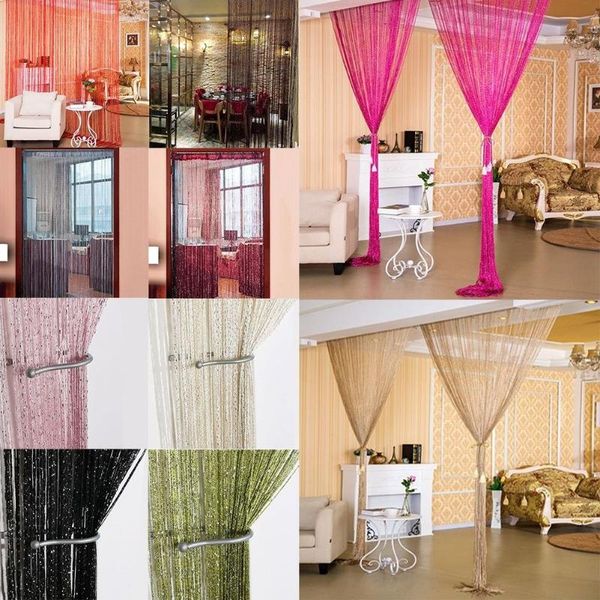 

blinds string door curtain beads room divider window panel tassel crystal fringe adorn