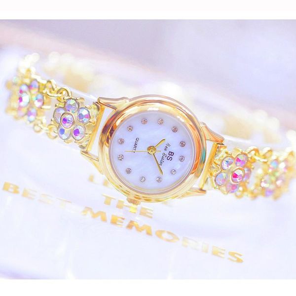 

wristwatches small dial ladies wrist watches 2022 diamond rhinestone silver gold quartz women simple female wriswatches montre femme, Slivery;brown