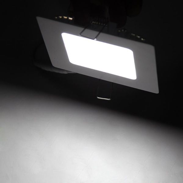 

wall lamp 6w ac 86-265v ultra thin square ceiling panel light recessed down 390lm smd2835 led pure white drop