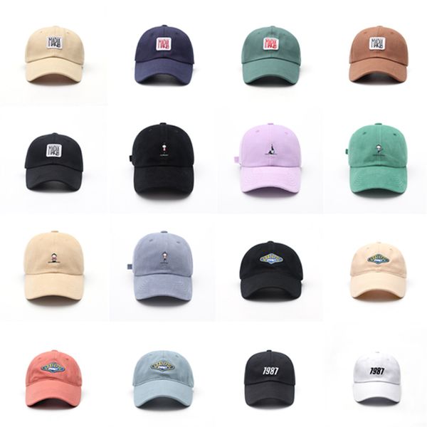 

yoga baseball cap woman's fashion embroidered hat couples are protected from the sun hats, Blue;gray