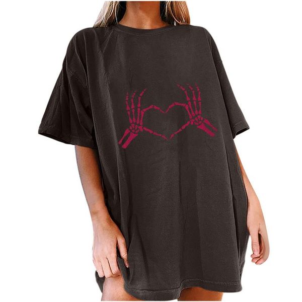 

women's blouses & shirts summer shirt vintage drop sleeves printed pattern casual short sleeve o-neck tee woman femme ropa mujer #sr, White