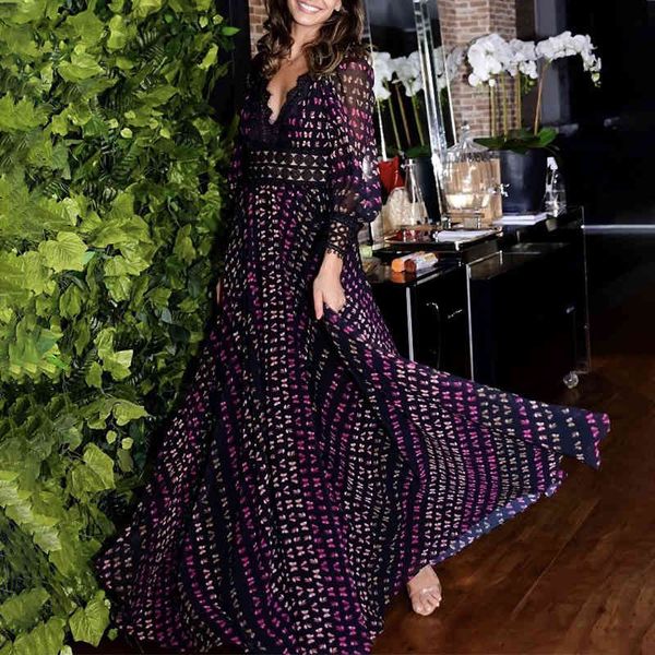 

Msxu winter feminine fashions Sexy temperament down to flashlight printed waistline long female dress, Black;gray