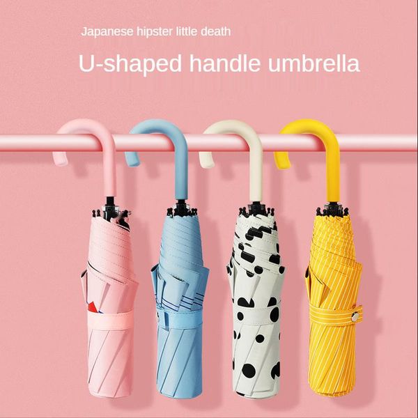 

umbrellas umbrella folding sun thicken uv sunshade men and women rain dual-use