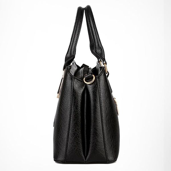 

fashion women leather handbag inclined female bow-knot shoulder bags handbags lady shopping tote messenger bag winered