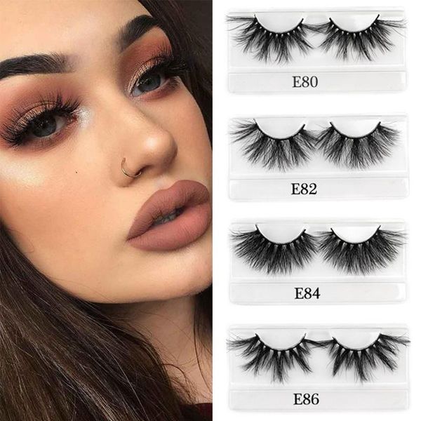 

25mm mink eyelashes long lasting lashes natural dramatic volume extension 3d false eyelash cotton band1