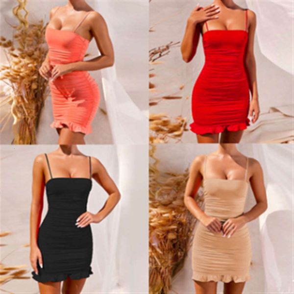 

casual dresses dress women clothes women's fashion suspender hip skirt s w434, Black;gray