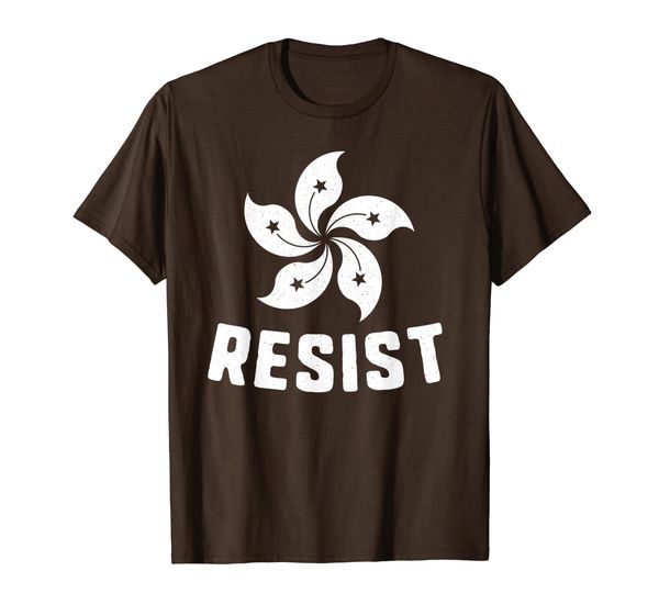

hong kong revolt resist protest no extradition bill t-shirt, White;black