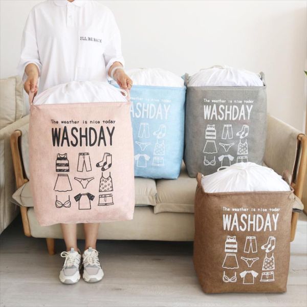 

laundry bags folding basket waterproof storage bin bag large hamper collapsible clothes toy holder bucket organizer for home gargets