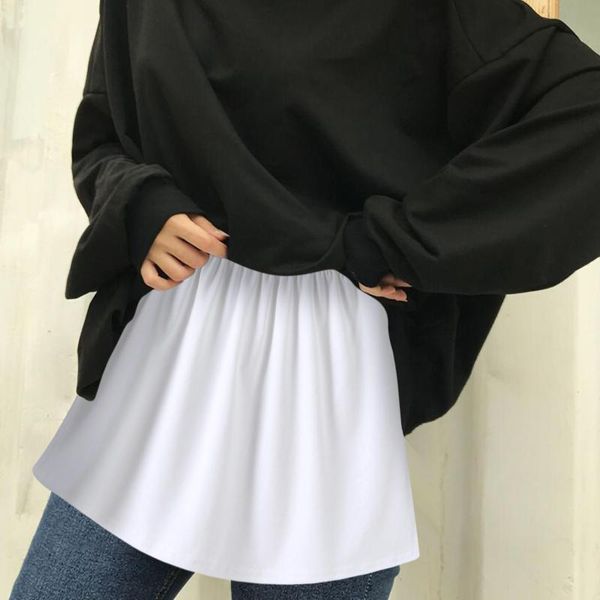 

skirts extender skirt women layered tiered sheer woman stripe printing half slip oversized clothes accessories, Black