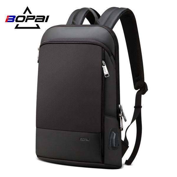 Mochila Ultra Thin Leisure Backpack Mochila coreana de estudante de estudante Nylon mochilas masculinas