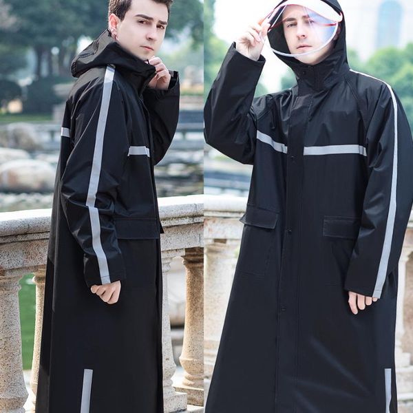 

rain wear hoodie suit black raincoat waterproof hiking windproof summer running capa de chuva gear
