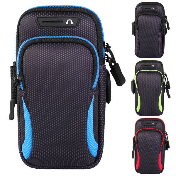 

waterproof sport arm bag armband phone cases running fitness pouch outdoor sports arm pouches cellphone bags case cover holder for under 6.5