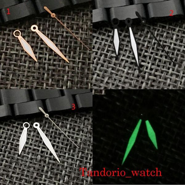 

repair tools & kits wristwatch replacement watch hands needles pointer green luminous arrival for nh35a nh36a 6r15 4r15 4r35 4r36