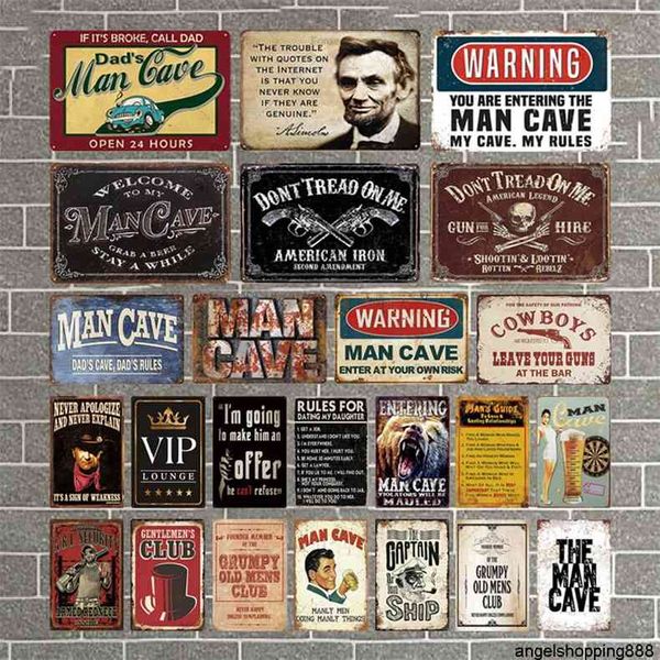 

s plaque metal vintage retro tin sign wall decor for man cave bar pub garage decorative platea