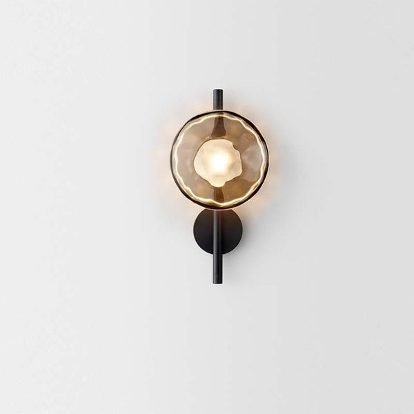 

wall lamp special-shaped glass personality living room background bedroom bedside lamps energy-saving household lights