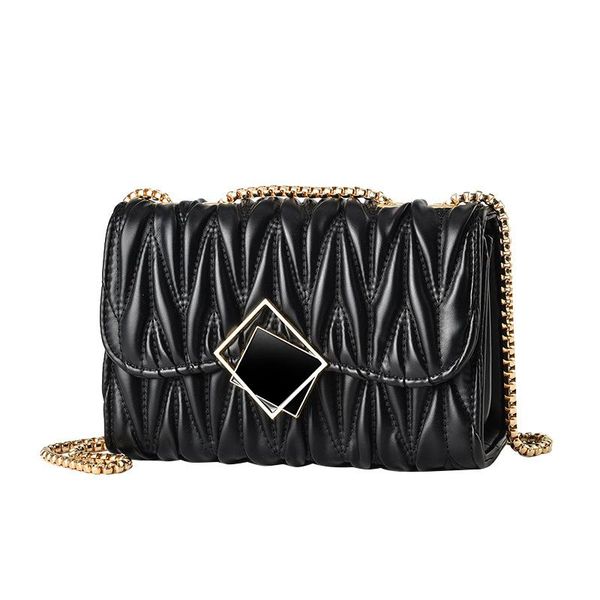 

evening bags summer chain bag women's single shoulder messenger 2021 fashion ladies one wrinkle leather small
