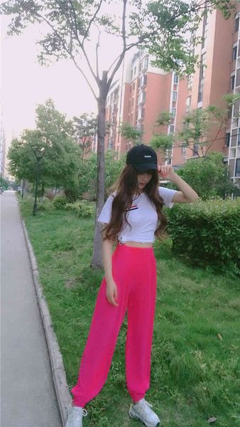 

dresses miyake fashion spring and summer mid waist candy colors harem bloomers, White