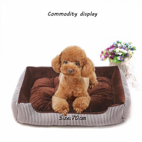 

kennels & pens dog cat breathable calming square beds pet bed house soothing kennel ultra-soft pets basket puppy hand wash sofa